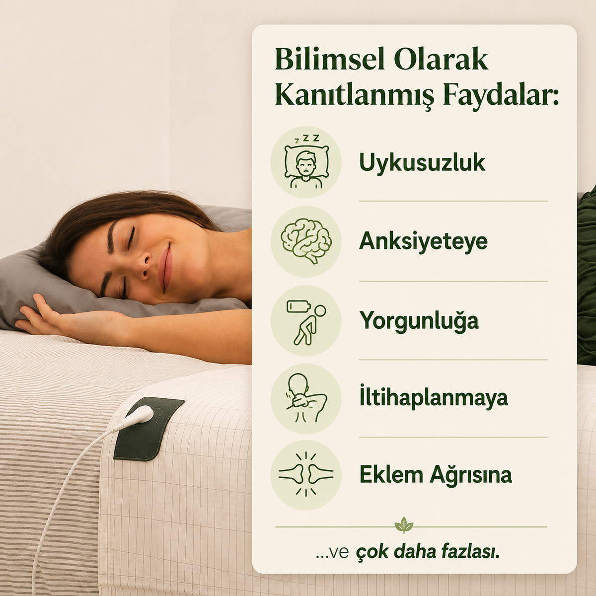 GLOWRE™ Topraklama Çarşafı | Evinizde Toprakla Bağlantı