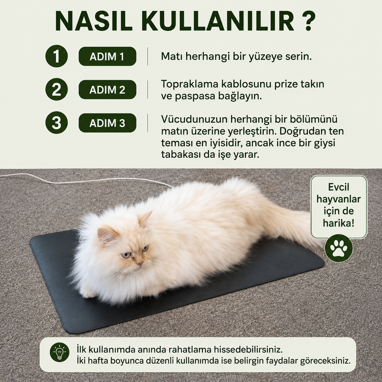 GLOWRE™ Topraklama Matı | Doğayla Yeniden Bağlantı