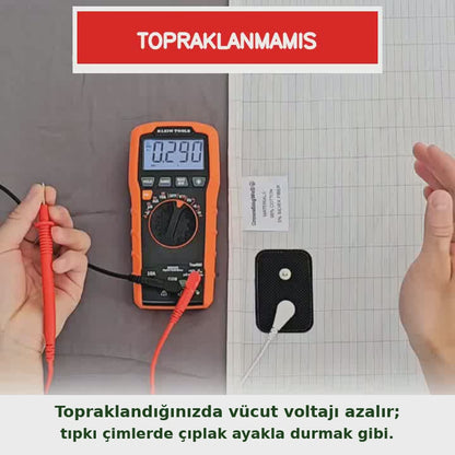 GLOWRE™ Topraklama Çarşafı | Evinizde Toprakla Bağlantı